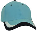 FRONT VIEW OF BASEBALL CAP SKY/WHITE/NAVY